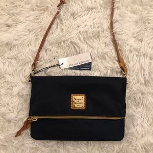 Dooney & Bourke Foldover Zip Nylon Crossbody Bag